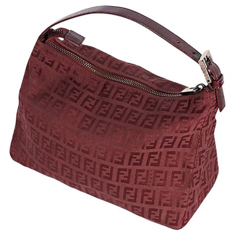 vintage red Fendi bag